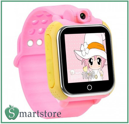 Детские умные часы Smart baby watch Q100 (розовый), фото 2