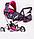 Коляска для кукол с люлькой, коляска-трансформер с сумочкой MELOBO 9333, от 3-х лет, фото 3
