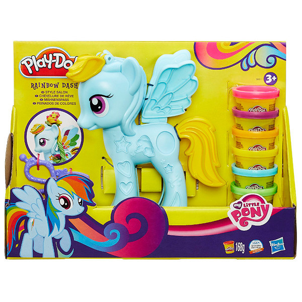 Play-Doh B0011 Игровой набор Стильный салон Рэйнбоу Дэш - фото 1 - id-p78762152