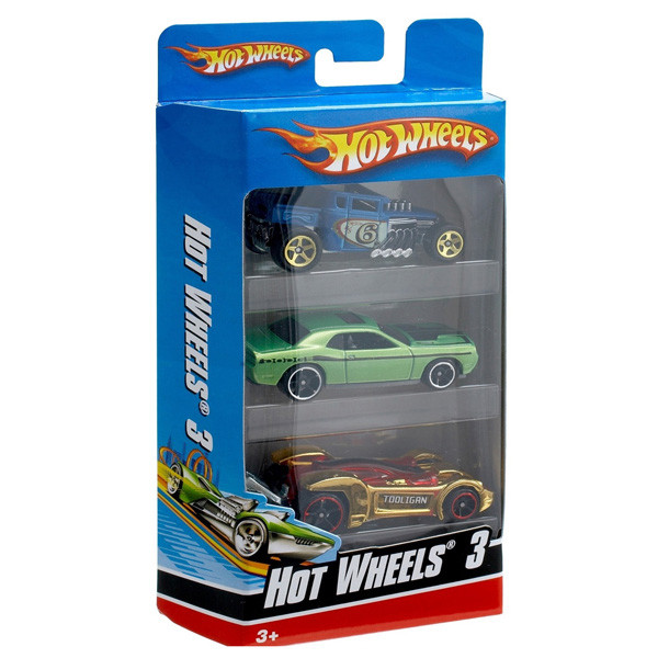 Hot Wheels Hot Wheels K5904 Хот Вилс Машинки Подарочный набор из 3х машинок