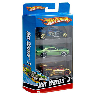 Hot Wheels Hot Wheels K5904 Хот Вилс Машинки Подарочный набор из 3х машинок, фото 2