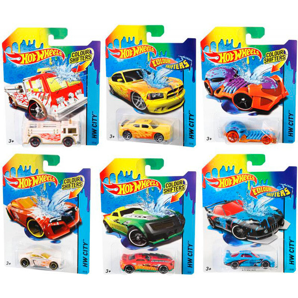 Hot Wheels Hot Wheels BHR15 Хот Вилс Машинки "COLOR SHIFTERS"