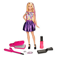 Barbie DWK49 Барби Игровой набор "Цветные локоны"