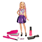 Barbie DWK49 Барби Игровой набор "Цветные локоны"