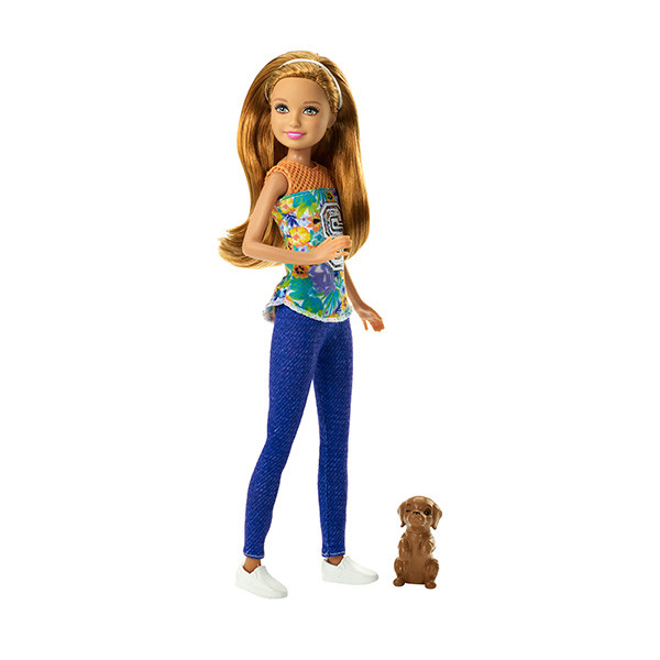 Barbie DMB28 Барби Сестра Barbie с питомцем