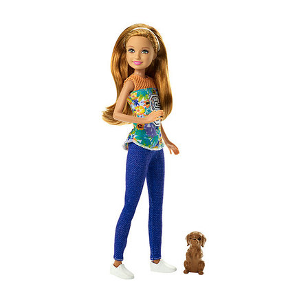 Barbie (Барби) Barbie DMB28 Барби Сестра Barbie с питомцем, фото 2