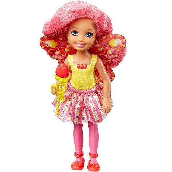 Mattel Barbie DVM90 Барби Маленькая фея Челси Леденец - фото 1 - id-p78762234