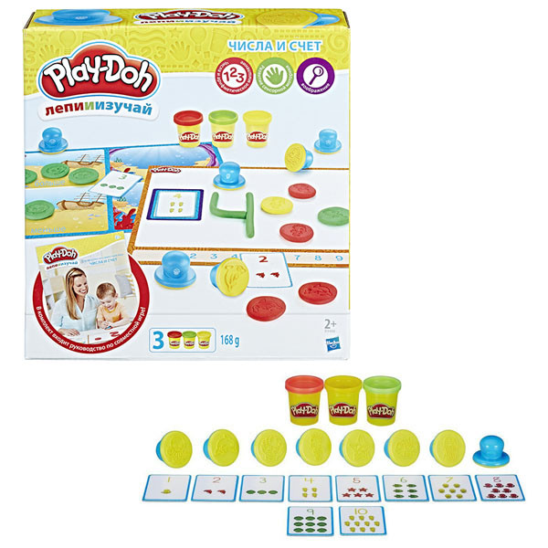 Hasbro Play-Doh B3406 Игровой набор "Цифры и числа"