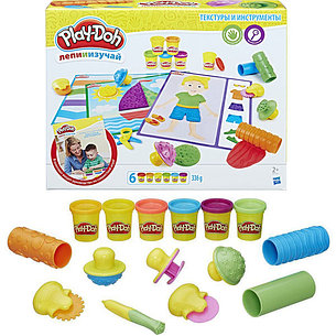 Hasbro Play-Doh B3408 Игровой набор "Текстуры и инструменты", фото 2