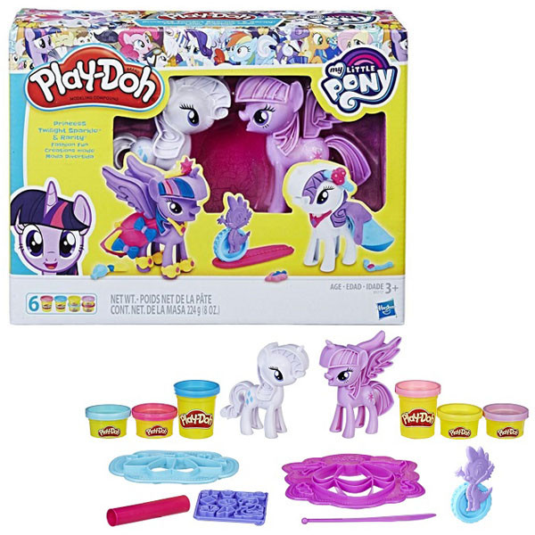 Hasbro Play-Doh B9717 Набор Пластилина "Твайлайт и Рарити"