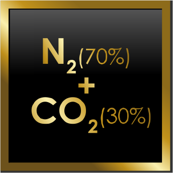 Смесь пищевая 70%N2 + 30%CO2