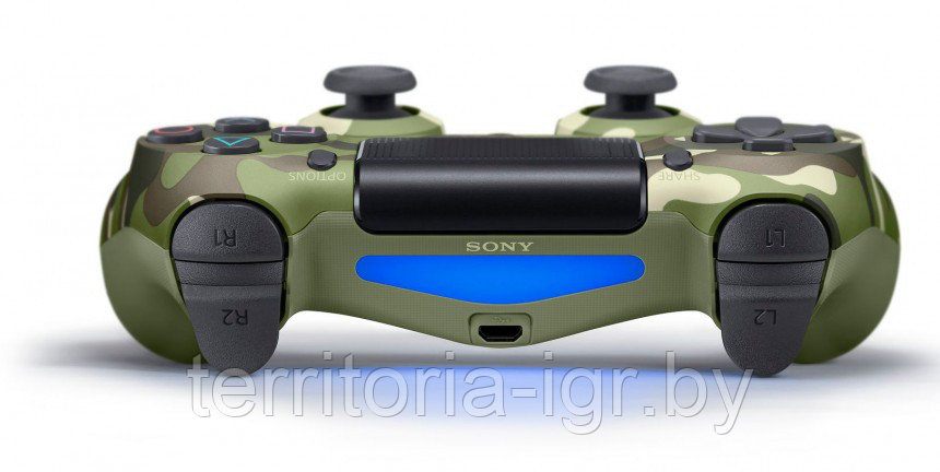 Геймпад Sony DualShock 4 Wireless Cont Green Cammo для PS4 (камуфляжный)[CUH-ZCT2E] v2 Оригинал - фото 4 - id-p79353827