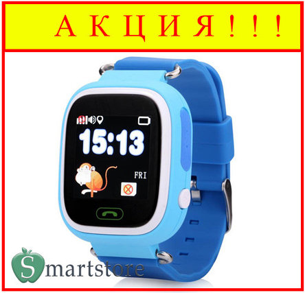 Детские умные часы Smart Baby Watch Q80 (синий), фото 2