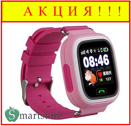 Детские умные часы Smart Baby Watch Q80 (розовый), фото 2