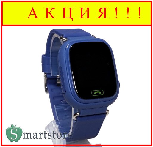 Детские умные часы Smart Baby Watch Q80 (темно-синий) - фото 1 - id-p78814023