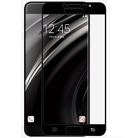 Защитное стекло Full Screen Cover 0.33 mm черное для Samsung Galaxy C5 (C5000)