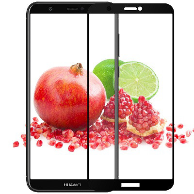 Защитное стекло на весь экран Full Screen Cover 0.33 mm черное для Huawei Y9\ Enjoy 8 Play - фото 4 - id-p78822076