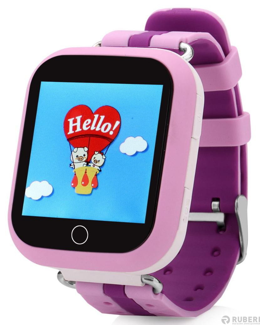 Детские умные часы Smart Baby Watch Q90 (GW200S) (фиолетовые) - фото 2 - id-p78827090