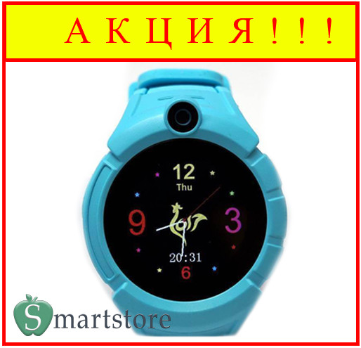 Детские умные часы SmartBabyWatch Q360 (синие) art1
