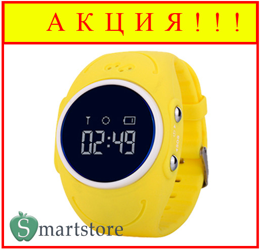 Детские умные часы Smart Baby Watch W8 GW300S (желтые) - фото 1 - id-p78827741