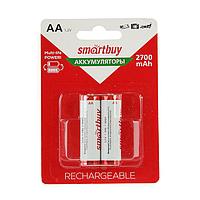 Аккумулятор NiMh Smartbuy AA/2BL 2700 mAh (24/240) (SBBR-2A02BL2700)