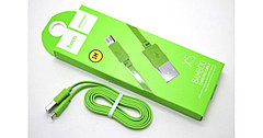 Дата-кабель Hoco X5 Bamboo MicroUSB (1.0 м) Зеленый