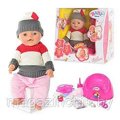 Кукла пупс Беби долл Baby Doll аналог Baby Born 9 функций 058-20