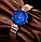 Элитные женские часы BAOSAILI Gold-Blue, фото 2
