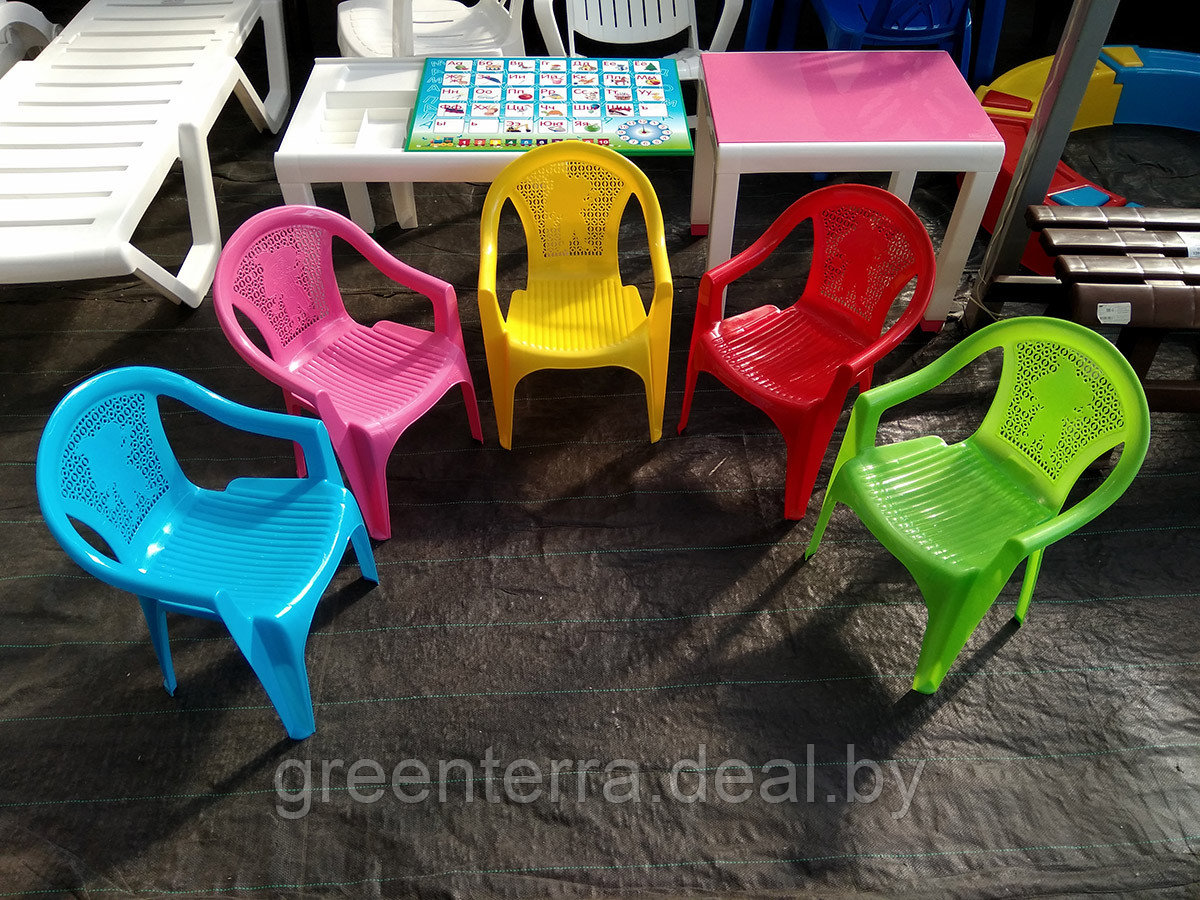 Кресло детское пластиковое - фото 3 - id-p78652352