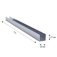 Профиль направляющий UD 27x28