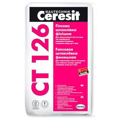 Шпаклевка старт+финиш Ceresit CT 126