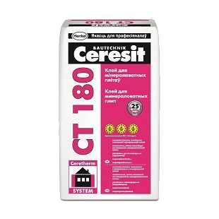 Клей для минераловатных плит Ceresit CT 180