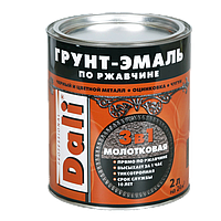 Dali Грунт-эмаль по ржавчине молотковая 3в1, 0.75 л