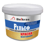 Краска акриловая фактурная РЕЛЬЕФ БЕЛКРАС