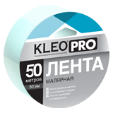 Клейкая лента малярная креппированная KLEO PRO