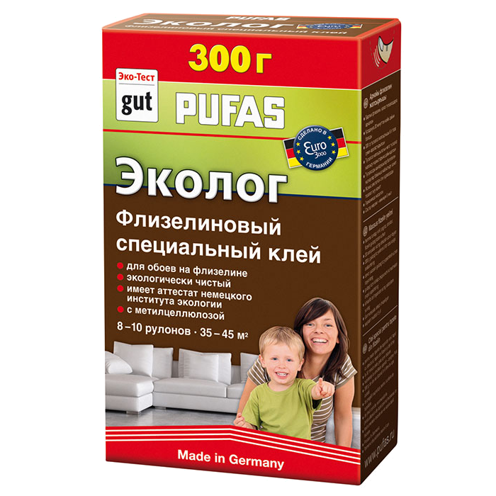 Клей флизелиновый ЭКОЛОГ специальный PUFAS