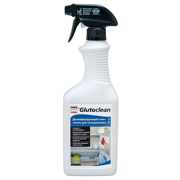 Дезинфицирующий очиститель для холодильника Glutoclean