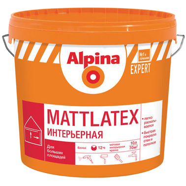 Краска интерьерная EXPERT Mattlatex Alpina