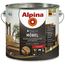 Лак для мебели Alpina Aqua Moebel