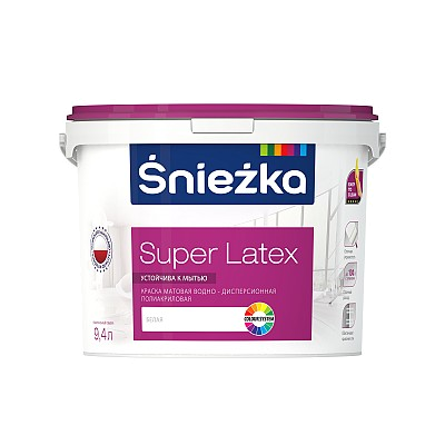 Краска Super Latex Sniezka BY