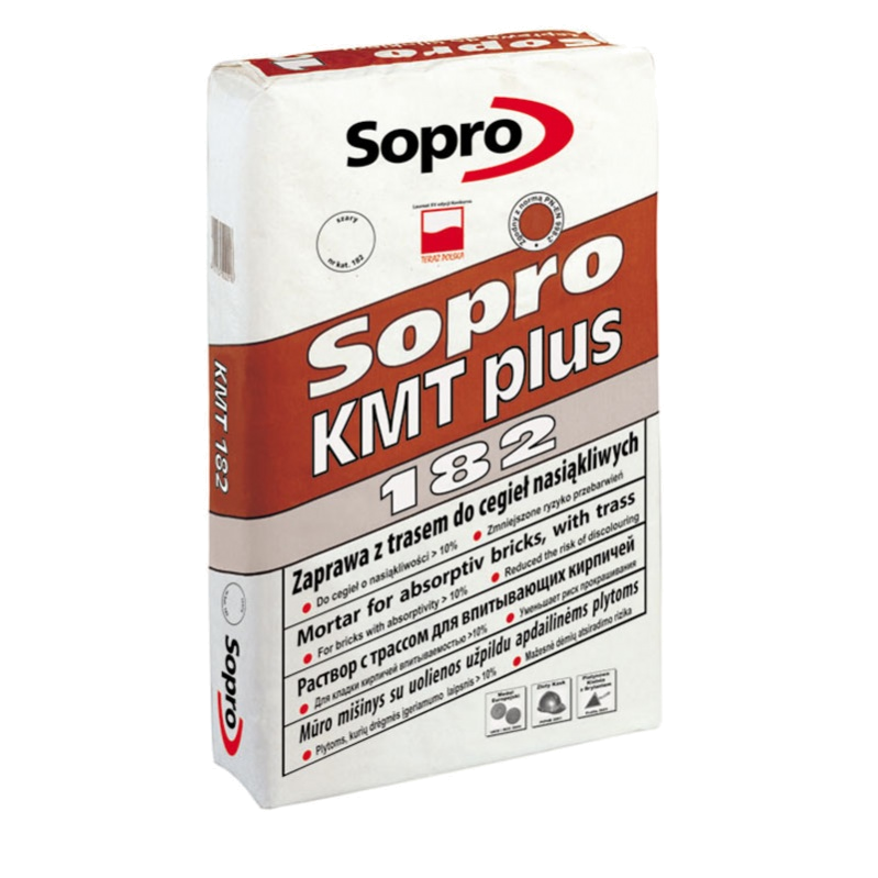 Раствор кладочный KMT plus Sopro