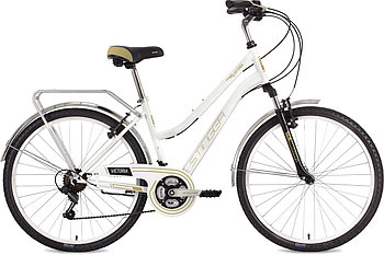 Горный женский велосипед Stinger Victoria 26 белый