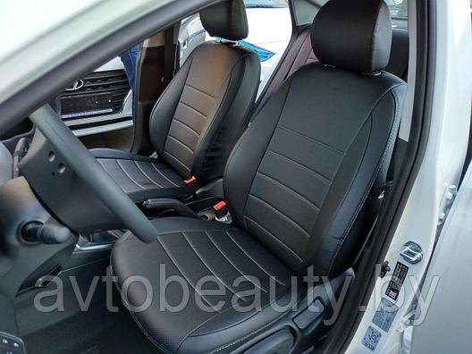 Чехлы для Toyota Avensis (09-) Экокожа, фото 2