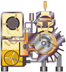 Принцип действия вакуумных насосов с масляным уплотнением