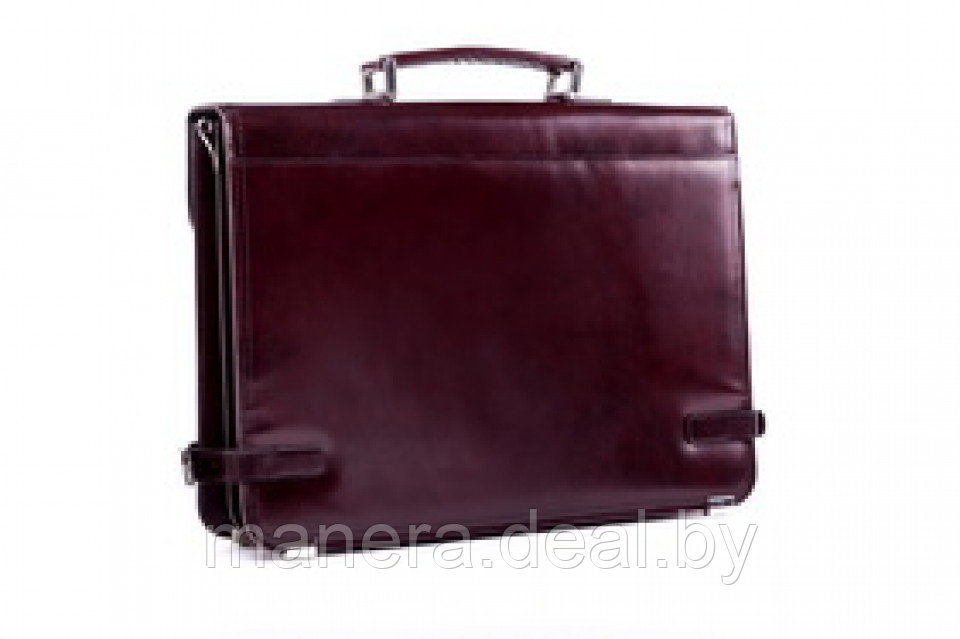 Портфель деловой кожаный коричневый Versado - фото 2 - id-p79069135