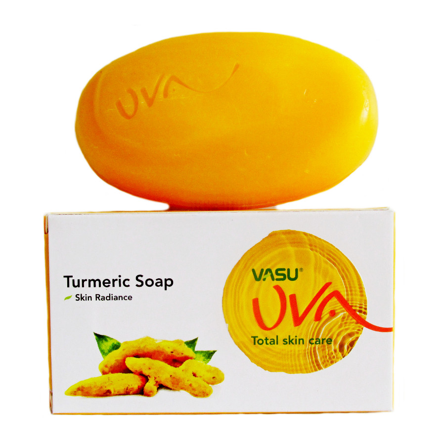 Мыло с Куркумой Turmeric Soap Vasu Uva, 125 г - антисептическое