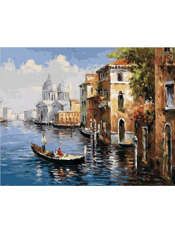 Картина по номерам Каналы Венеции 50х65 см - фото 1 - id-p79106623