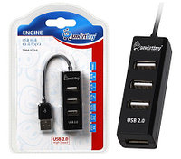 Разветвитель USB Hub 4 порта SBHA-160-K Smartbuy