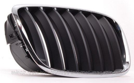 Решетка радиатора правая (черная/хром) BMW Х5 (Е70) 07-10 - фото 1 - id-p79211496
