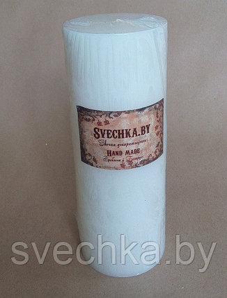 Белые свечи цилиндры евроклассика D55,h180мм., фото 2